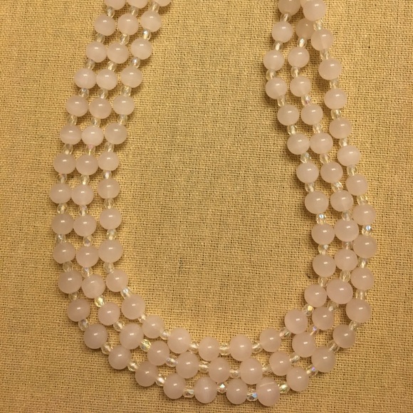 Banana Republic Jewelry - Banana Republic Multi-Strand Pink Beaded Necklace